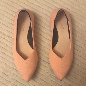 Rothy's Pink and Blue Flats Minimalist Design ( New Without Tags)